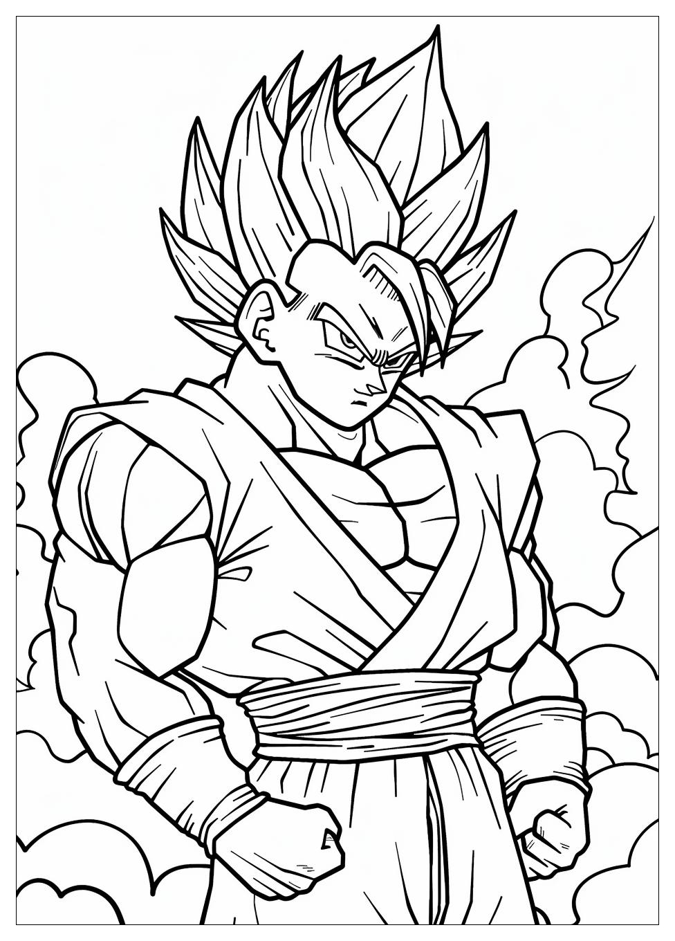 Gogeta Coloring Pages-9