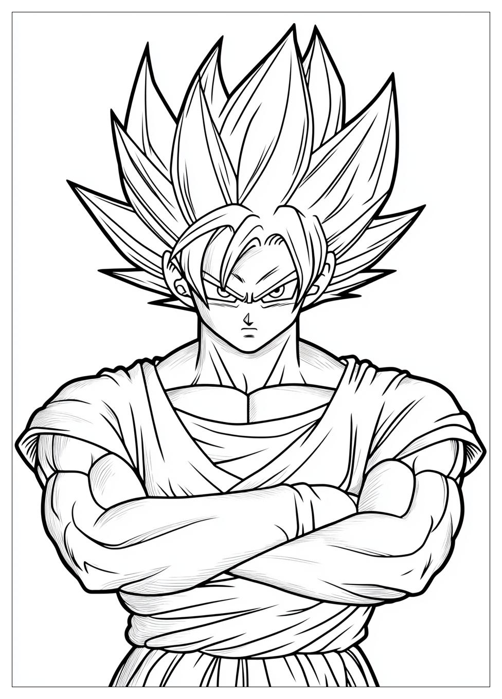 Goku Coloring Pages-11