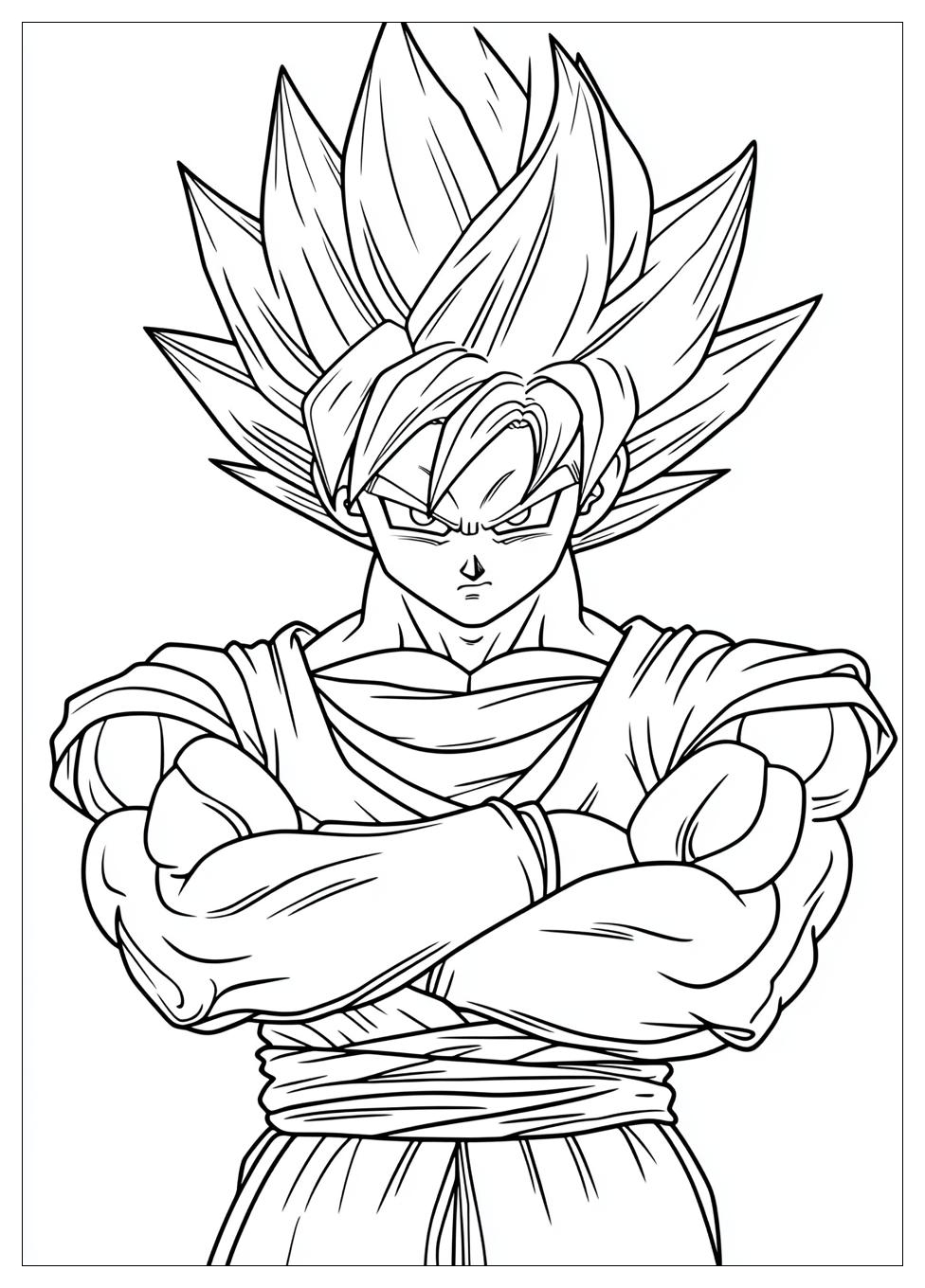 Goku Coloring Pages-12