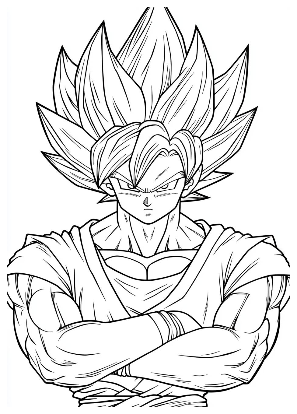 Goku Coloring Pages-13