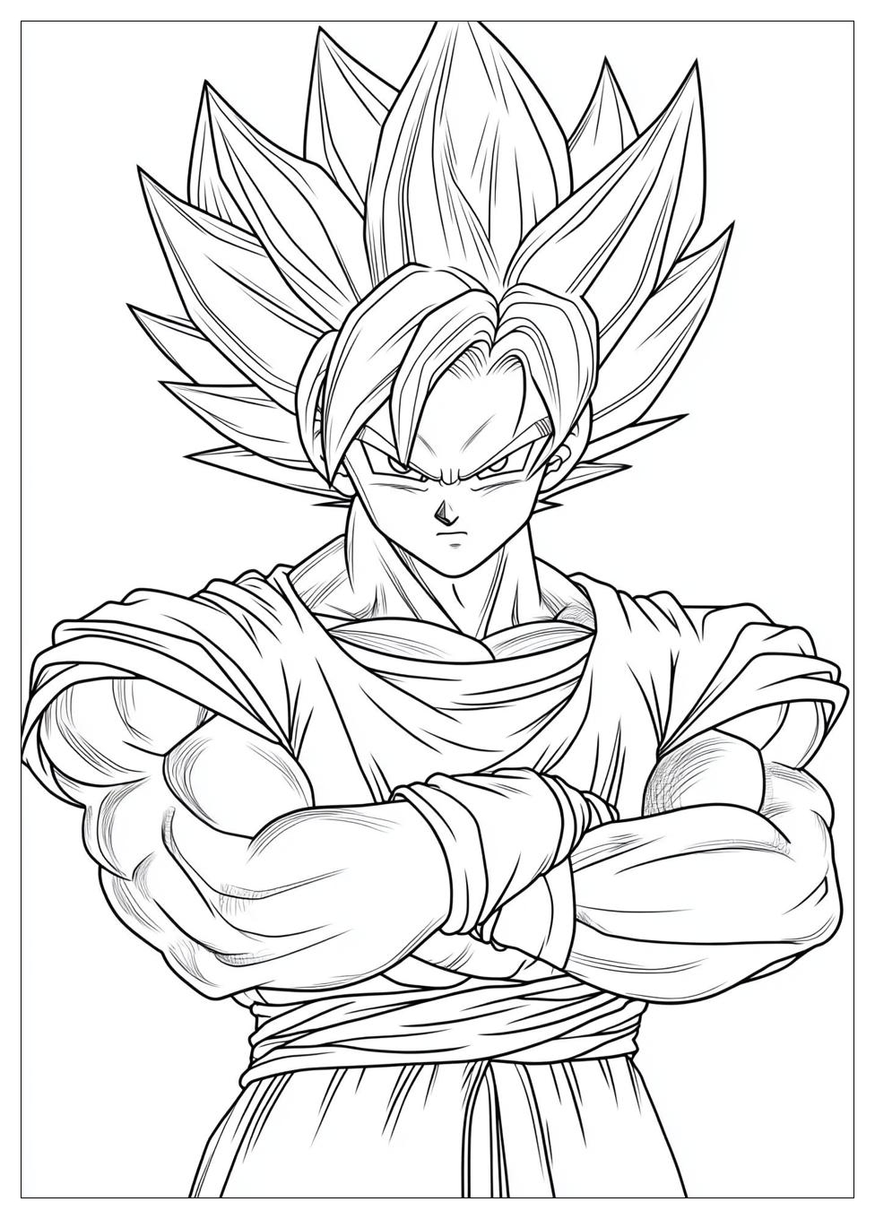 Goku Coloring Pages-14