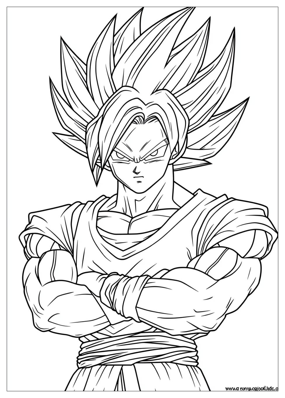 Goku Coloring Pages-15