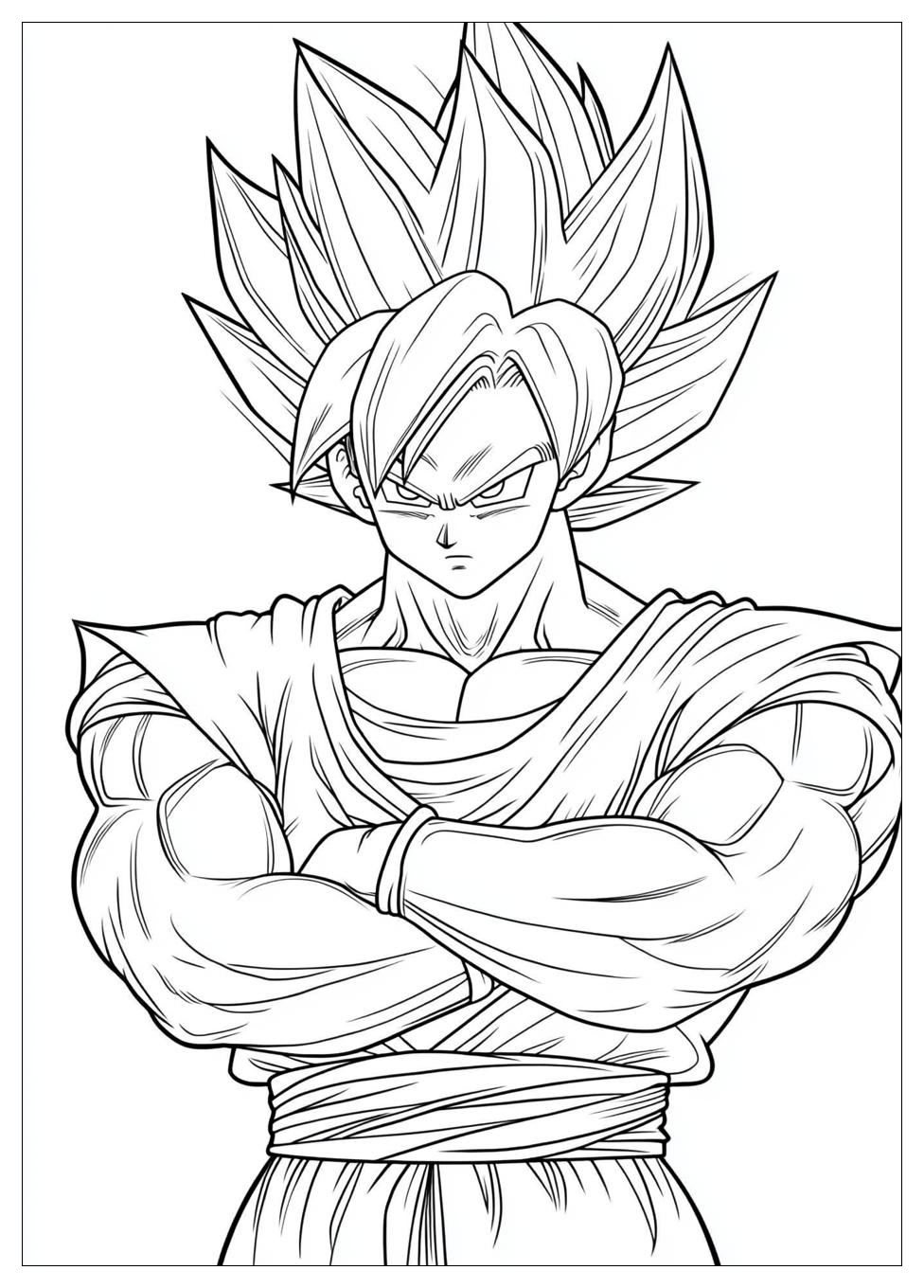 Goku Coloring Pages-17