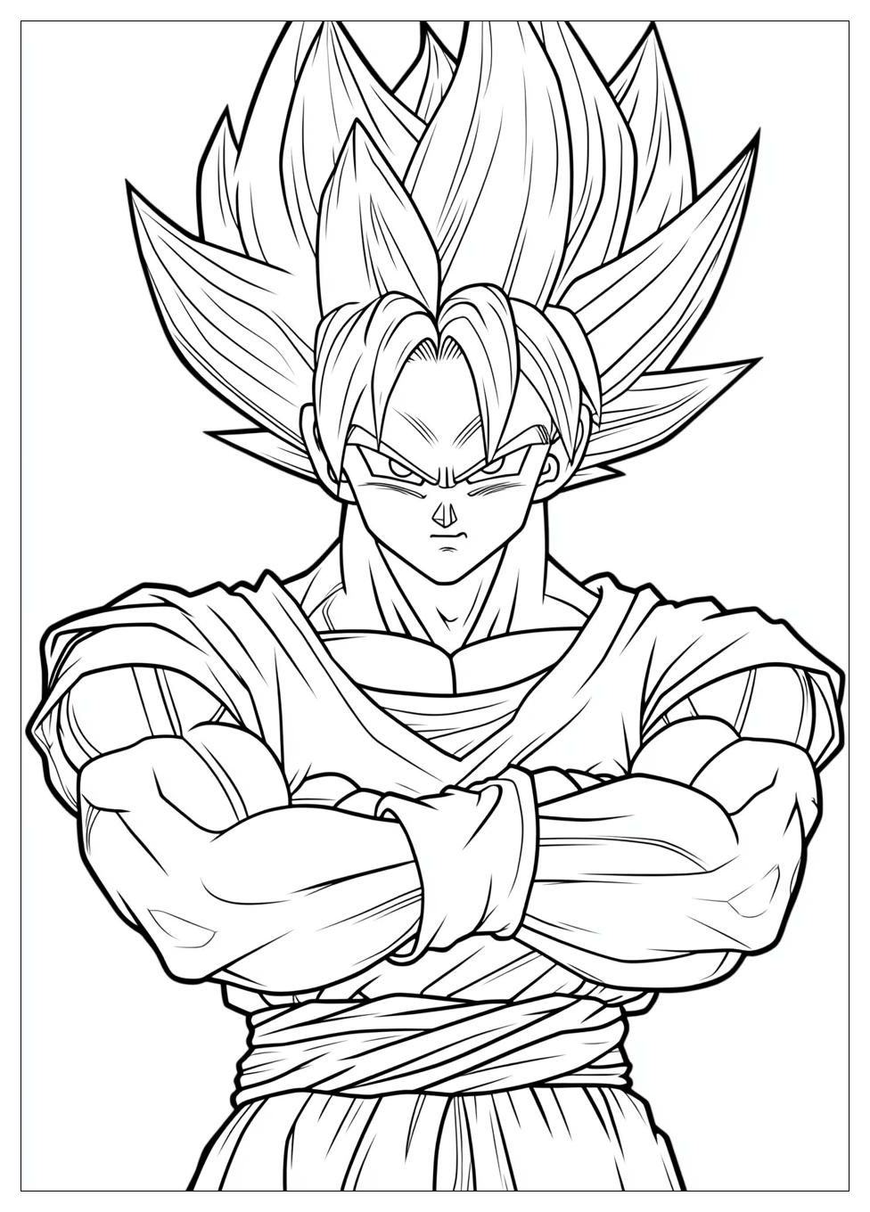 Goku Coloring Pages-18