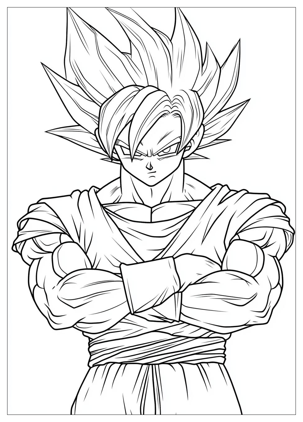 Goku Coloring Pages-19