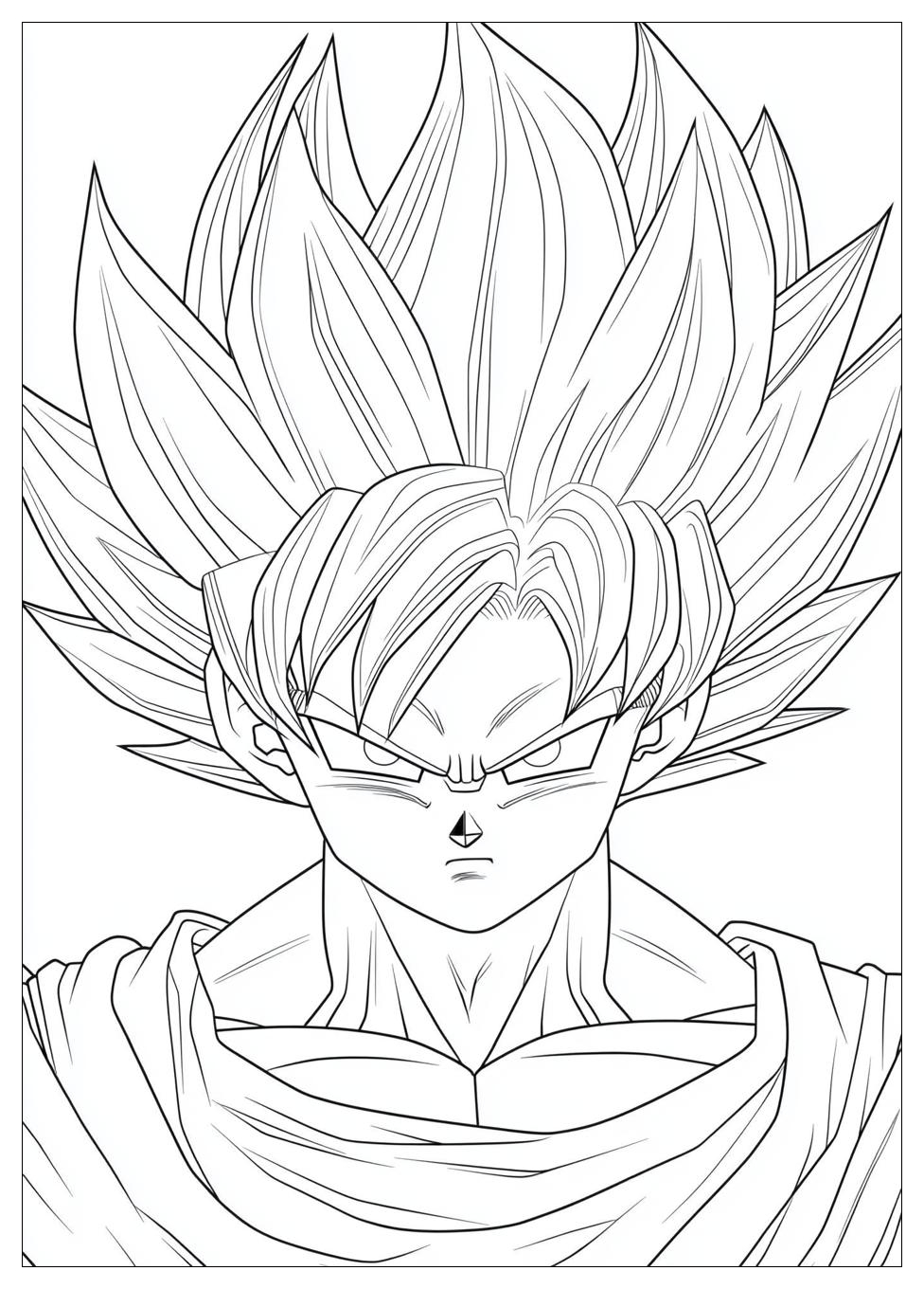Goku Coloring Pages-2