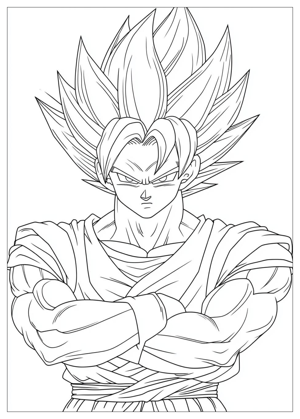 Goku Coloring Pages-20