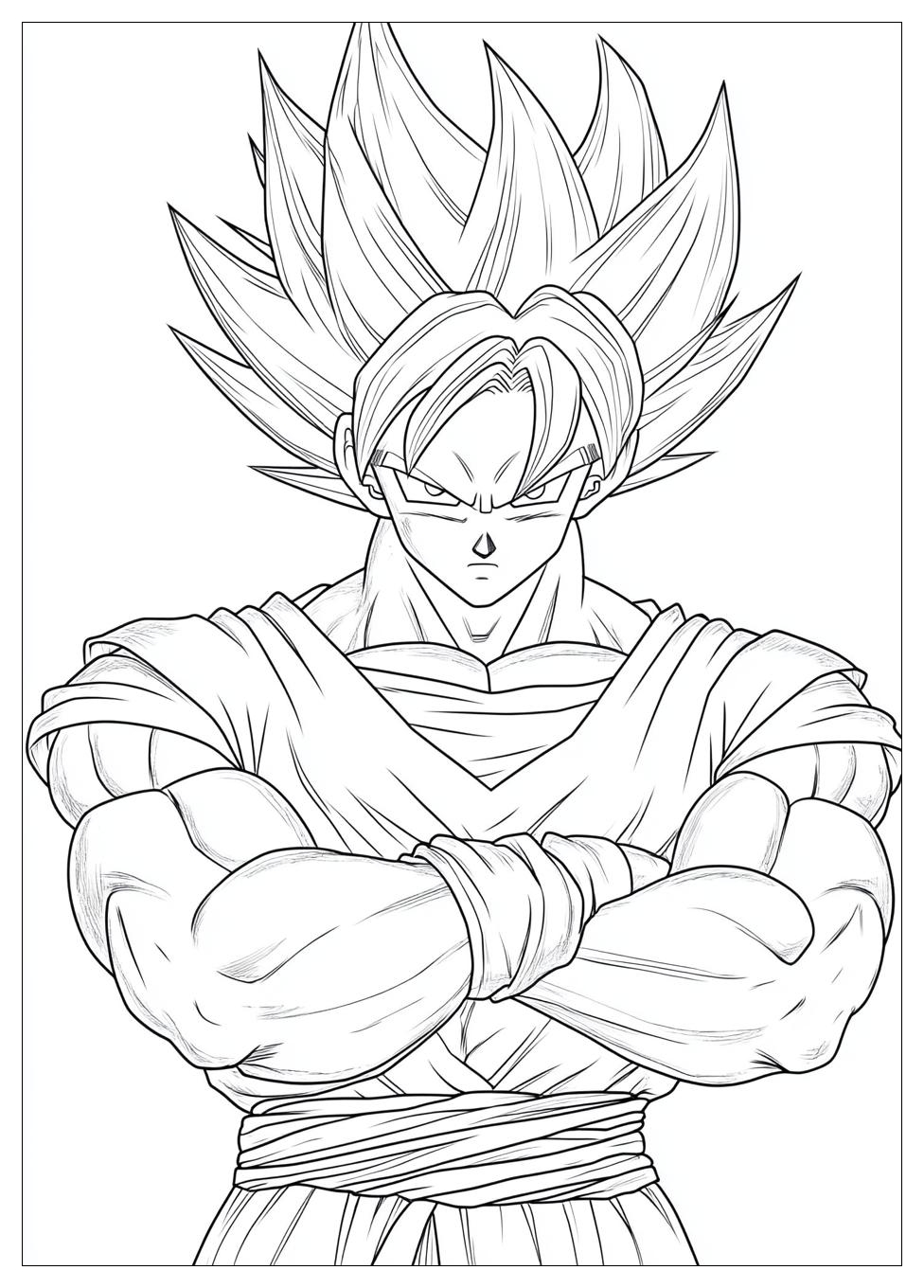 Goku Coloring Pages-4
