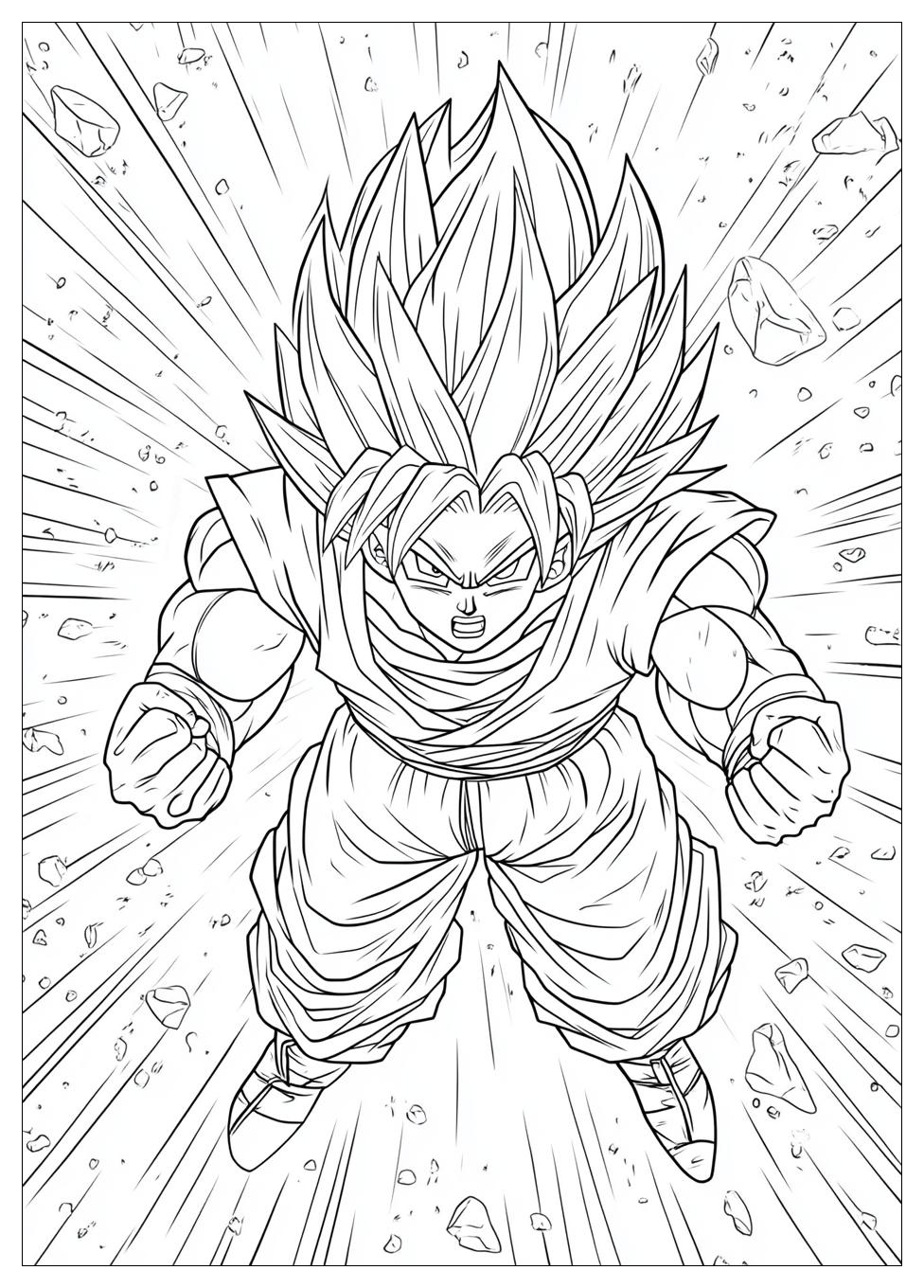 Goku Coloring Pages-6