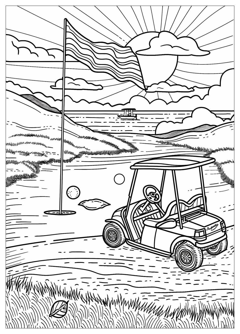 Golf Coloring Pages-1