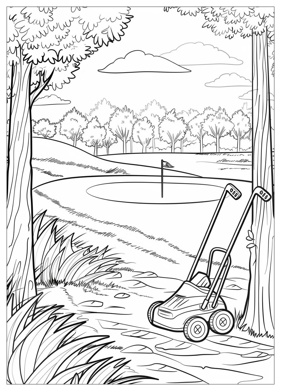 Golf Coloring Pages-10