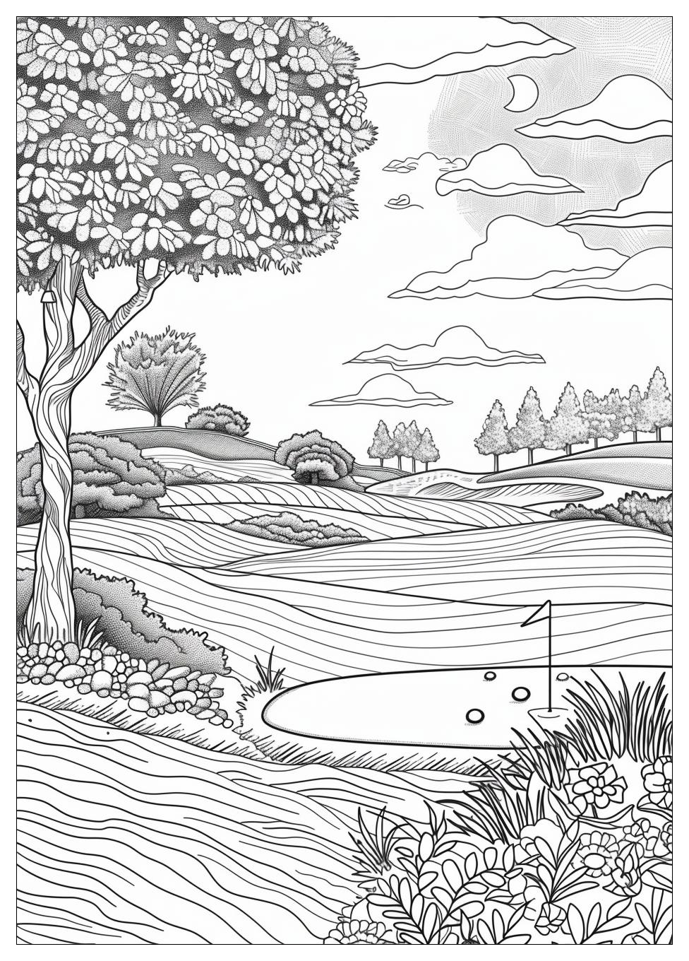 Golf Coloring Pages-17