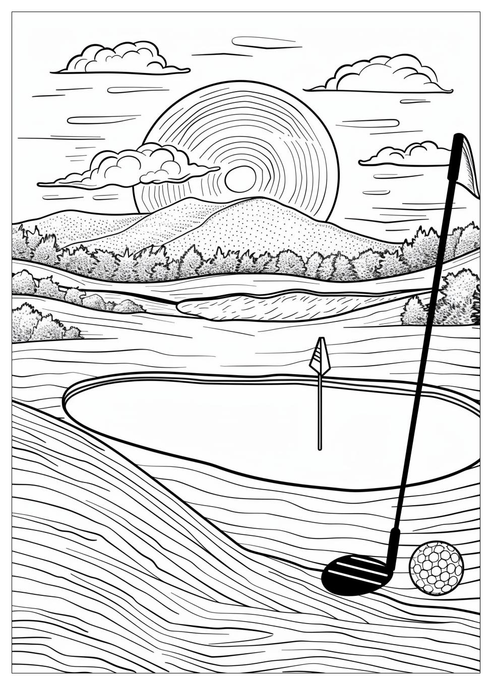 Golf Coloring Pages-3