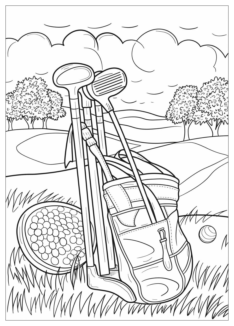 Golf Coloring Pages-4