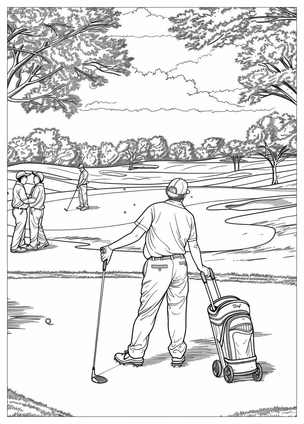Golf Coloring Pages-5