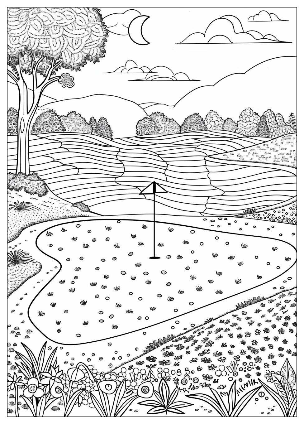 Golf Coloring Pages-6