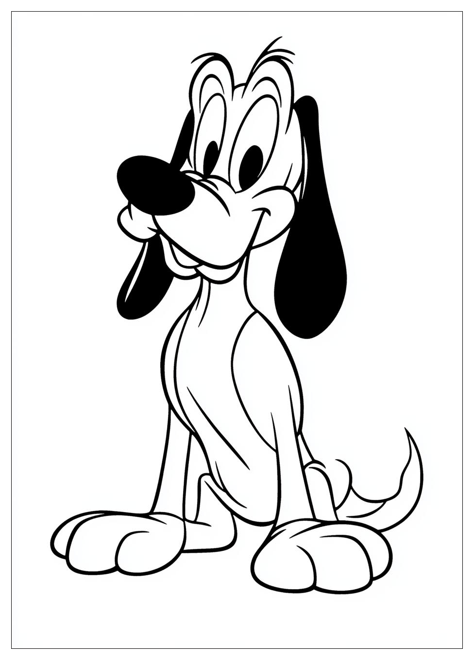 Goofy Coloring Pages-11