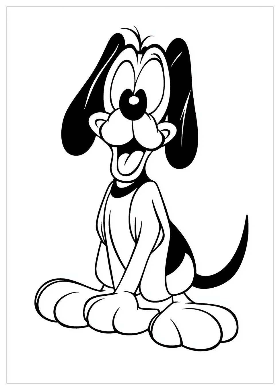 Goofy Coloring Pages-12