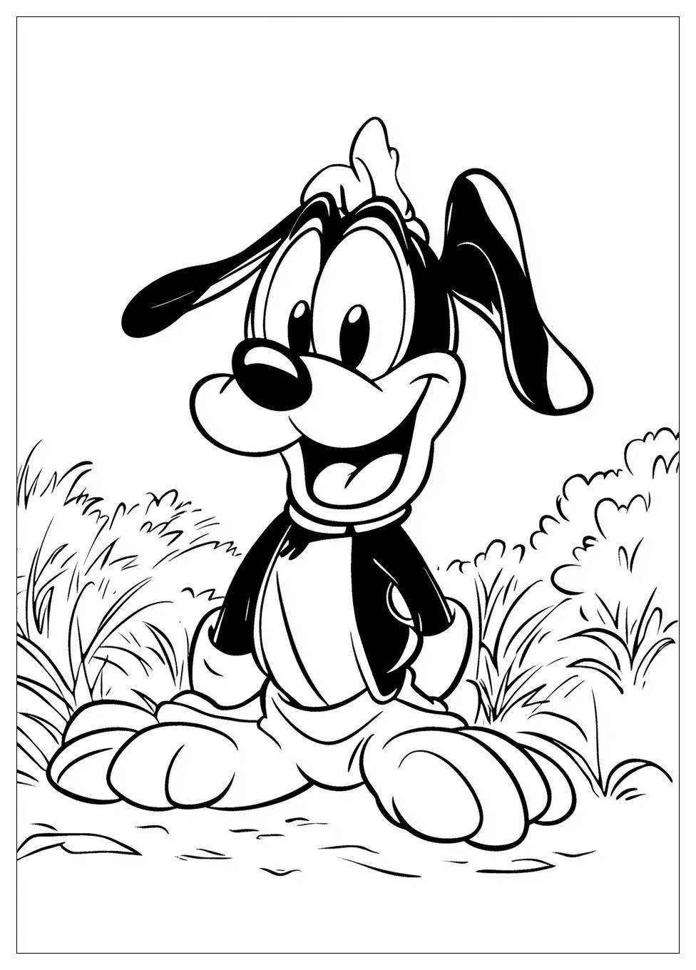 Goofy Coloring Pages-13