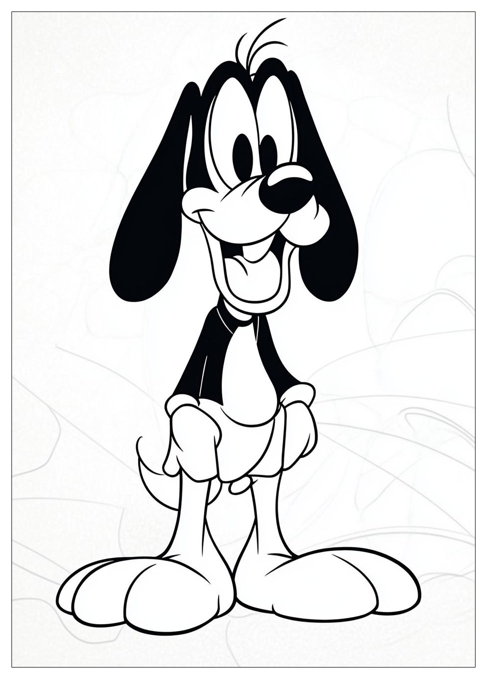 Goofy Coloring Pages-6