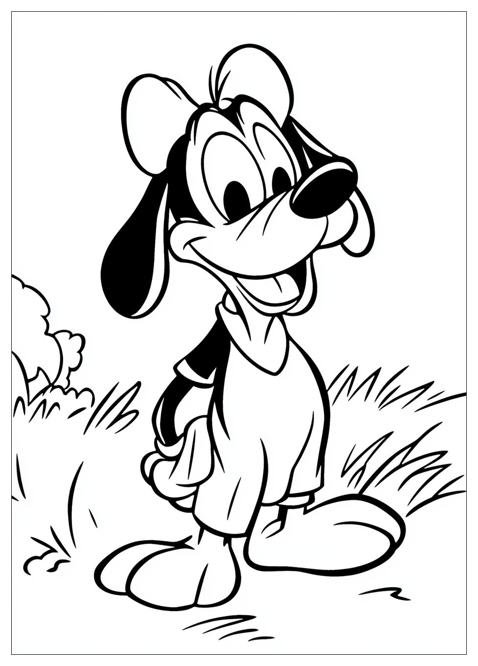 Goofy Coloring Pages-7