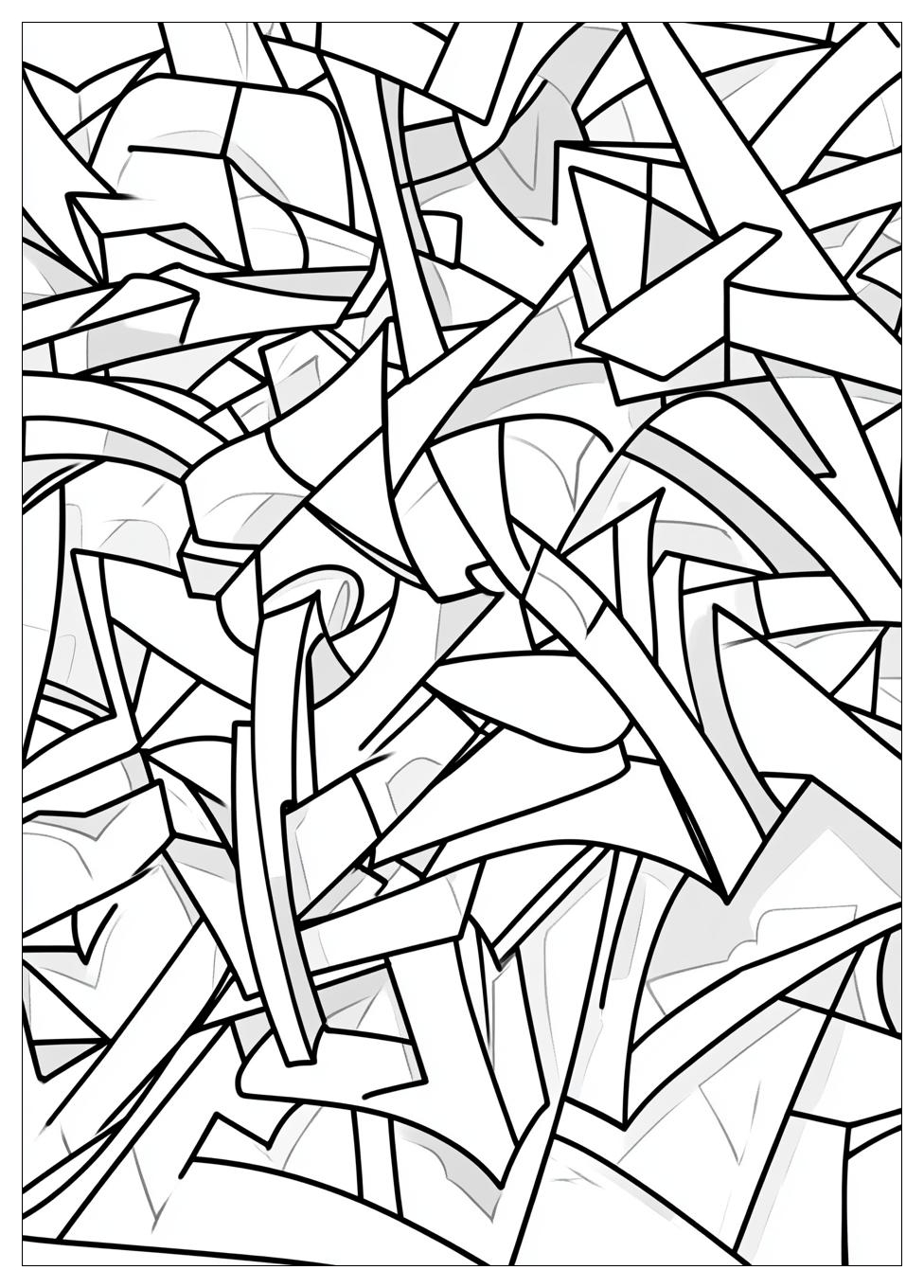 Graffiti Coloring Pages-17