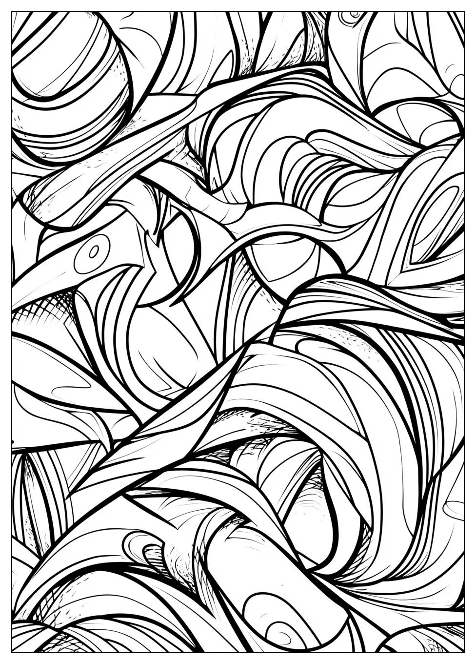 Graffiti Coloring Pages-18