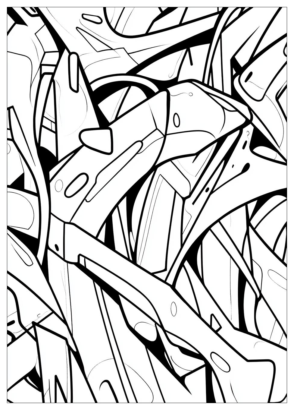 Graffiti Coloring Pages-2