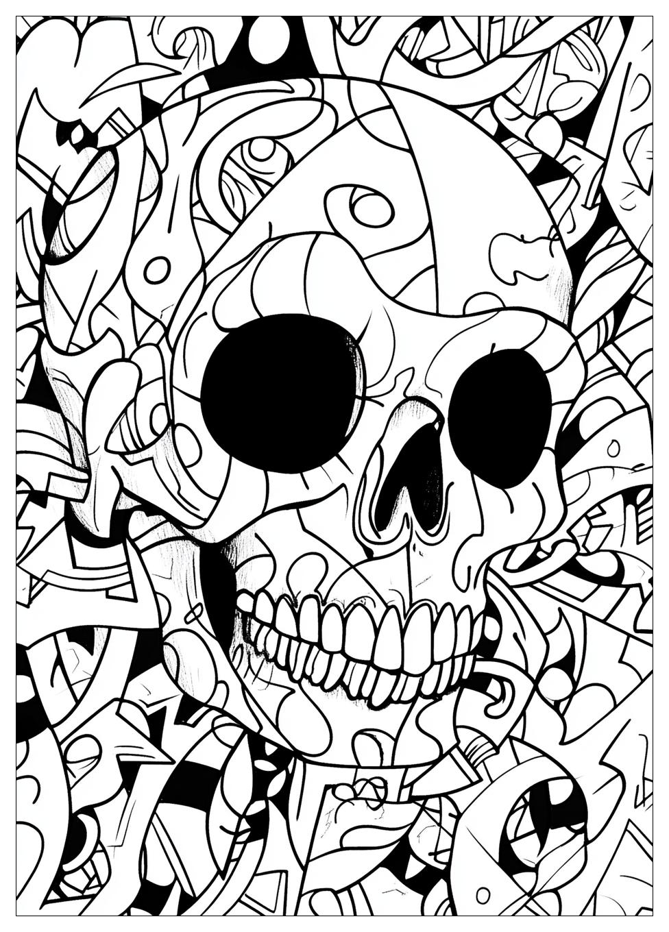 Graffiti Coloring Pages-20