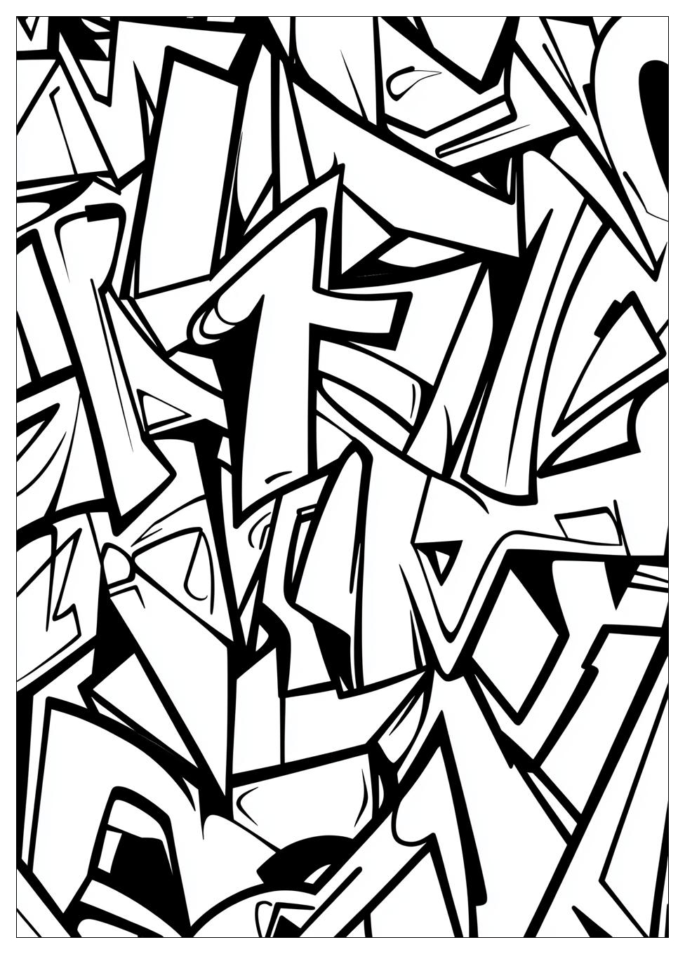Graffiti Coloring Pages-4