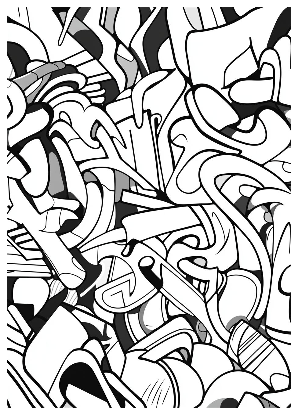 Graffiti Coloring Pages-7