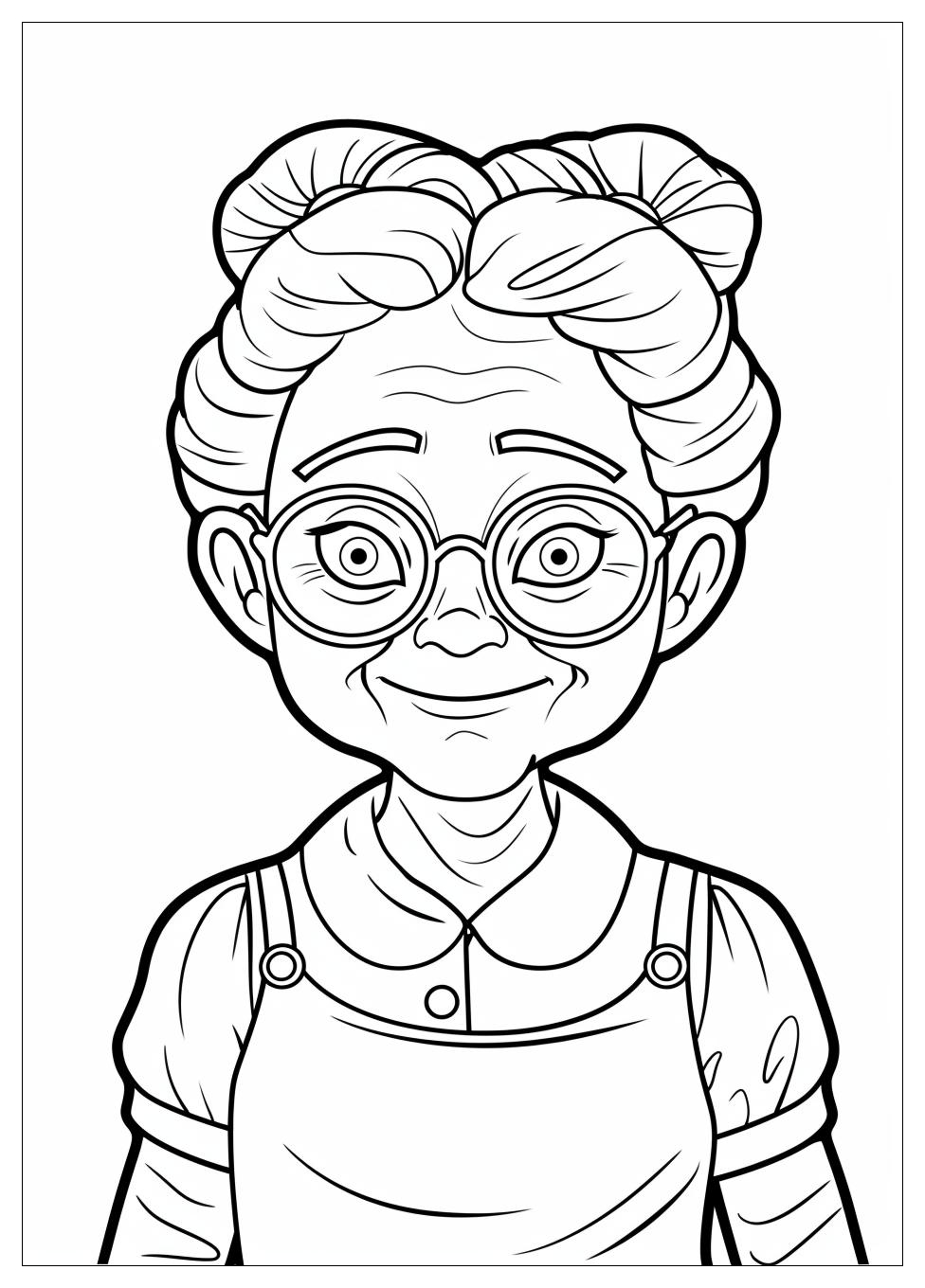 Grandma Coloring Pages-5