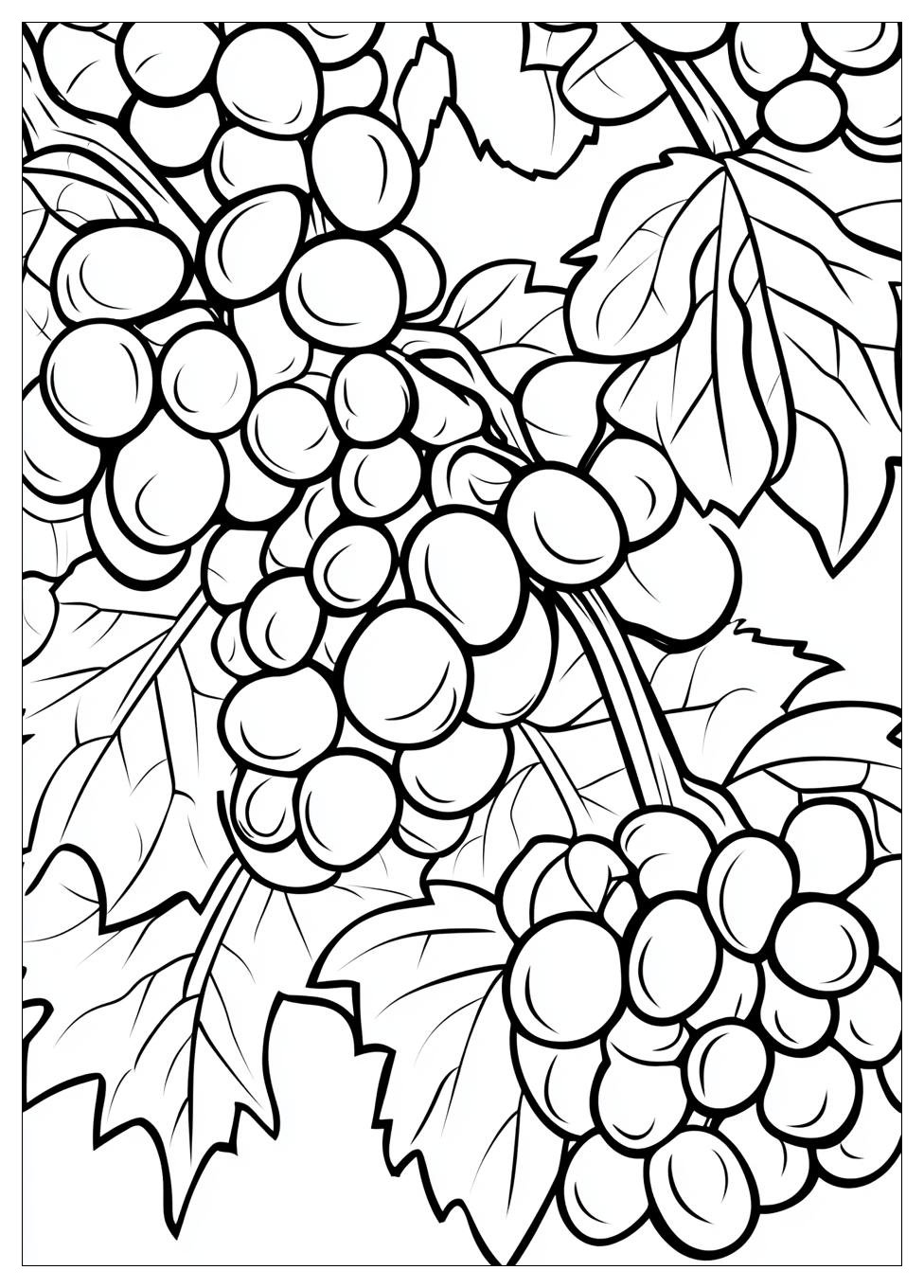Grapes Coloring Page-10