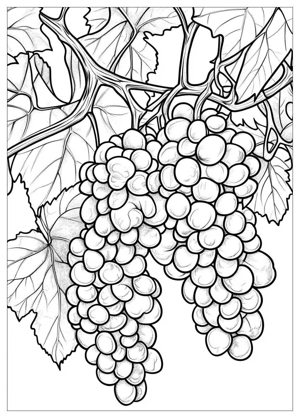Grapes Coloring Page-13