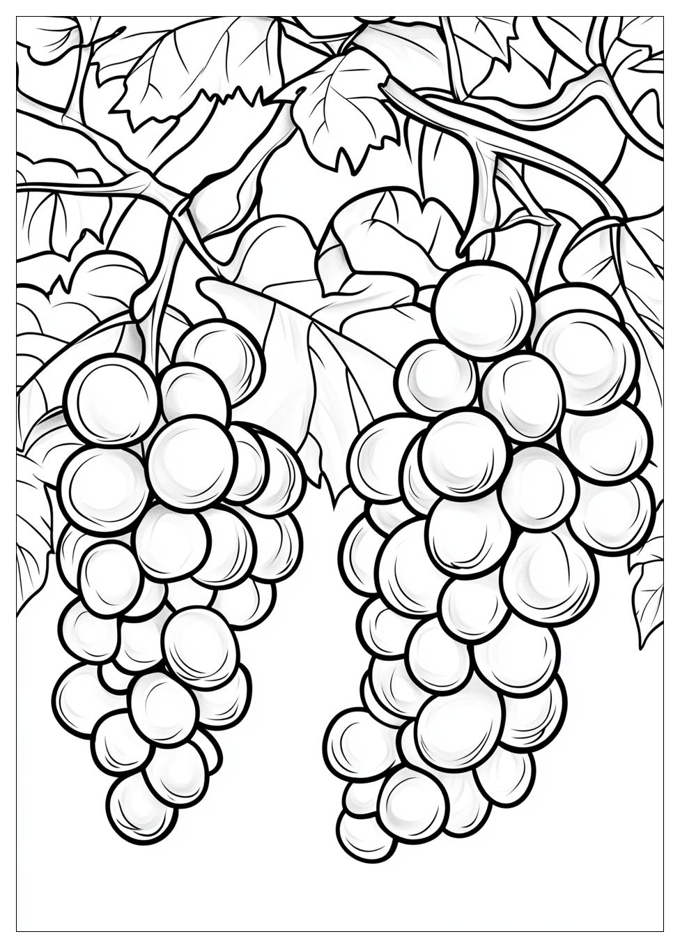 Grapes Coloring Page-14