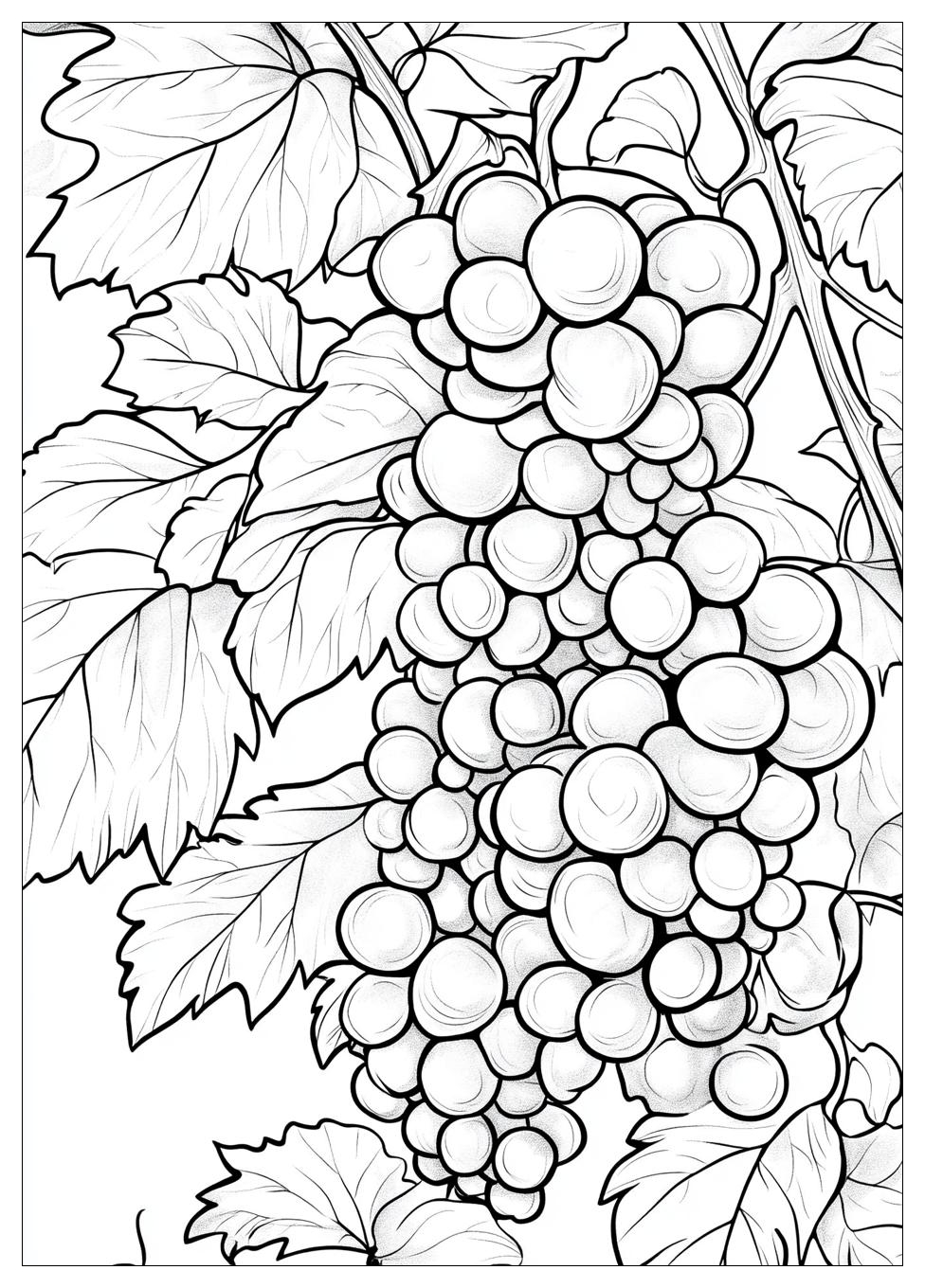 Grapes Coloring Page-15