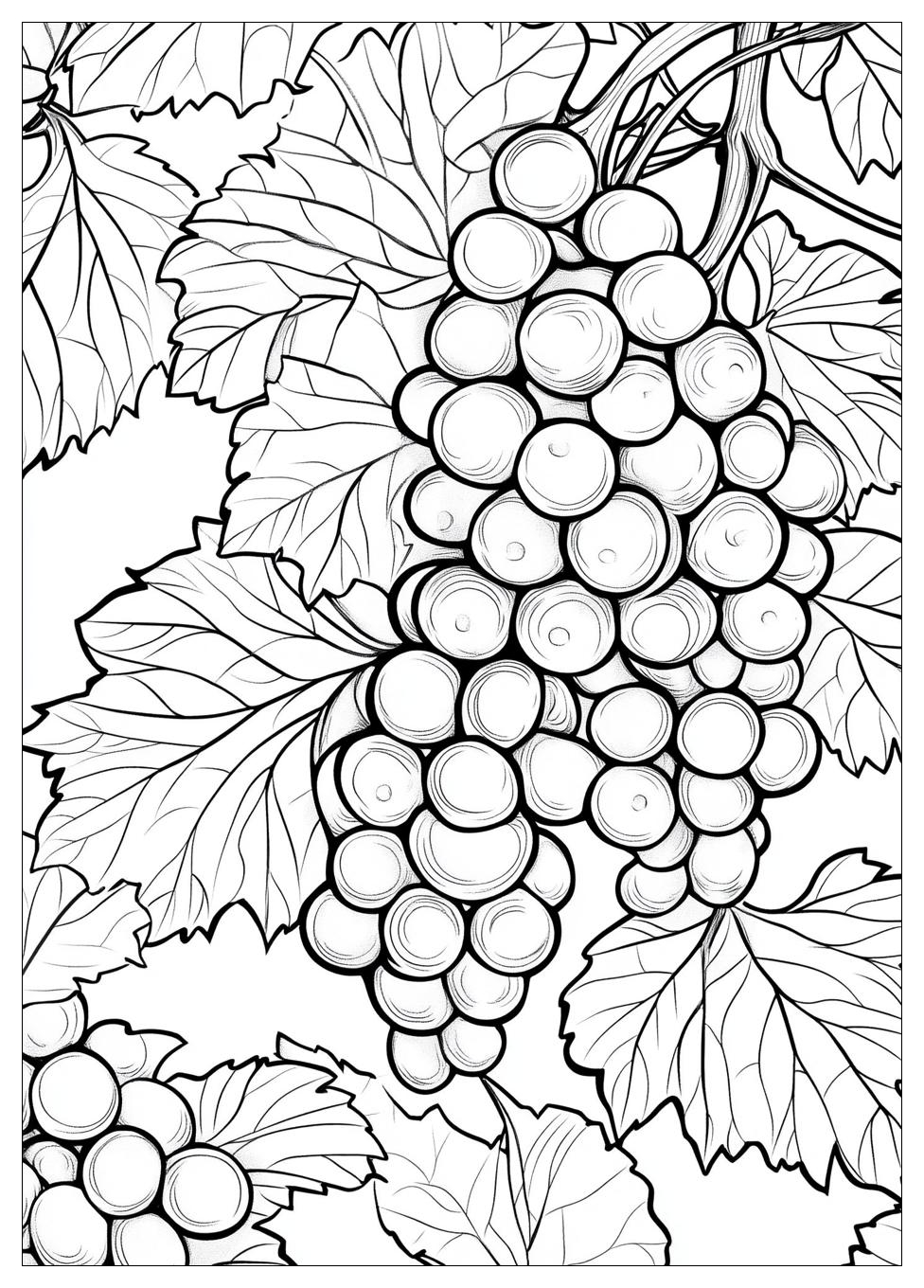 Grapes Coloring Page-18