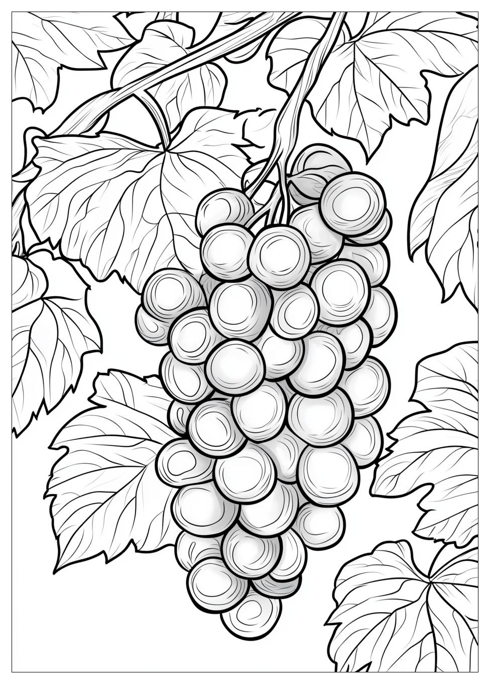 Grapes Coloring Page-20