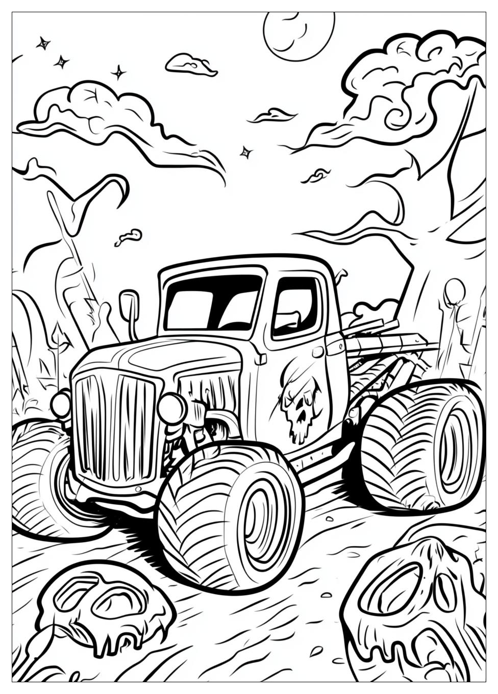 Grave Digger Coloring Pages-12