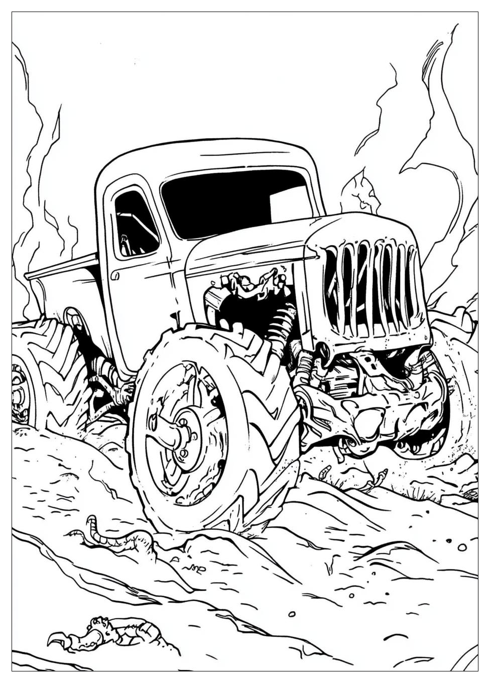 Grave Digger Coloring Pages-14