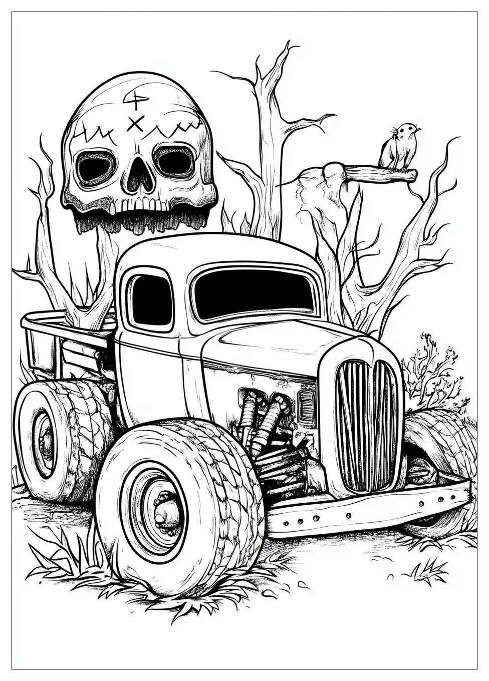 Grave Digger Coloring Pages-16