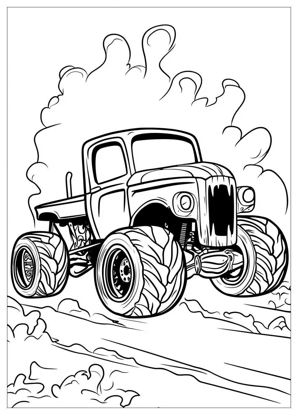 Grave Digger Coloring Pages-2