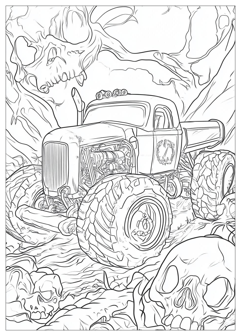 Grave Digger Coloring Pages-7