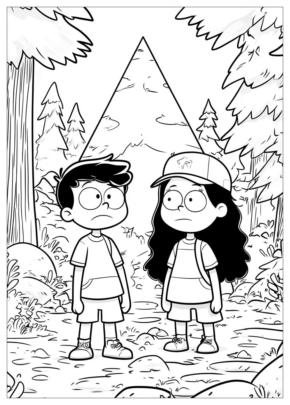 Gravity Falls Coloring Pages-4