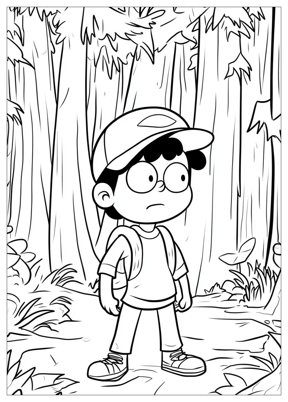 Gravity Falls Coloring Pages-5