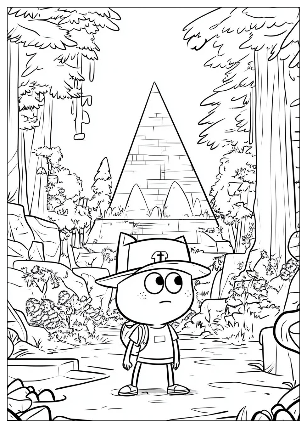 Gravity Falls Coloring Pages-7