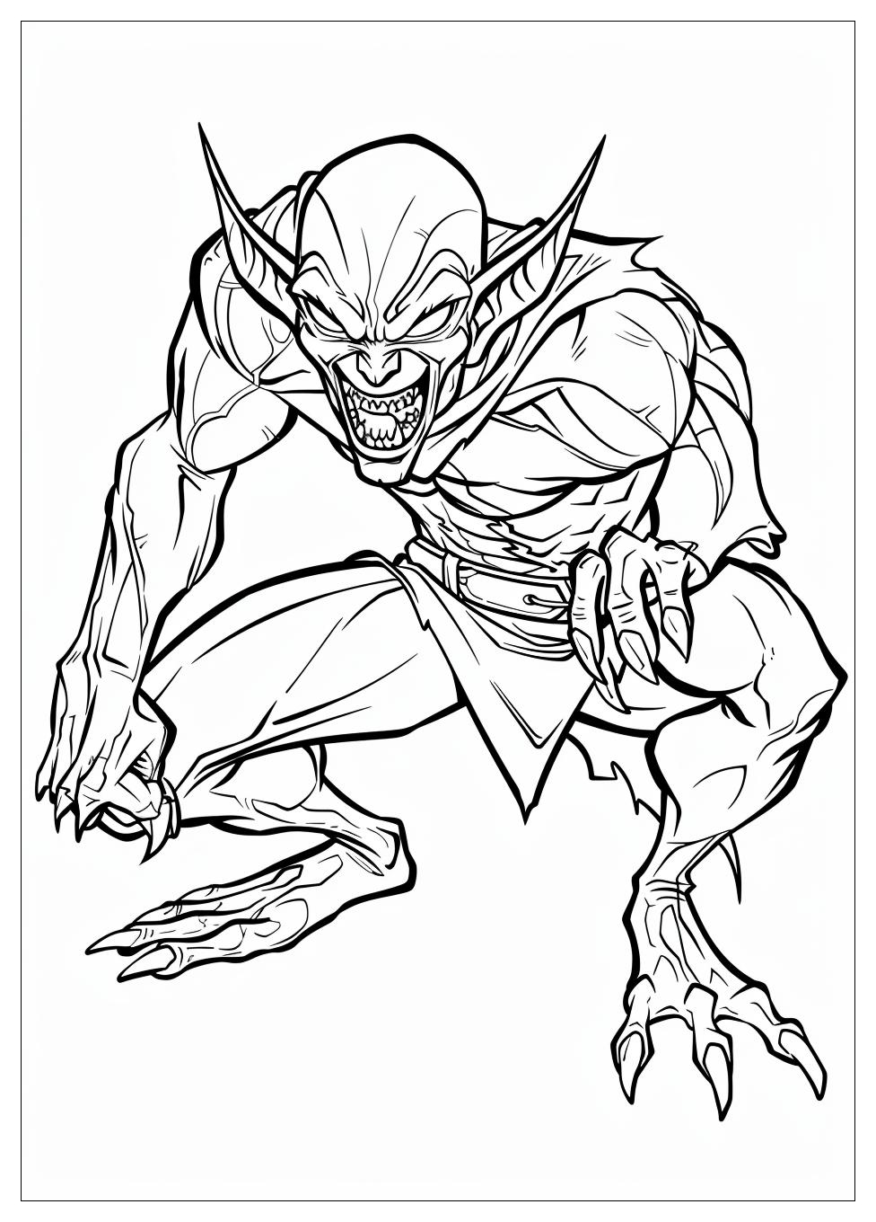 Green Goblin Coloring Pages-1