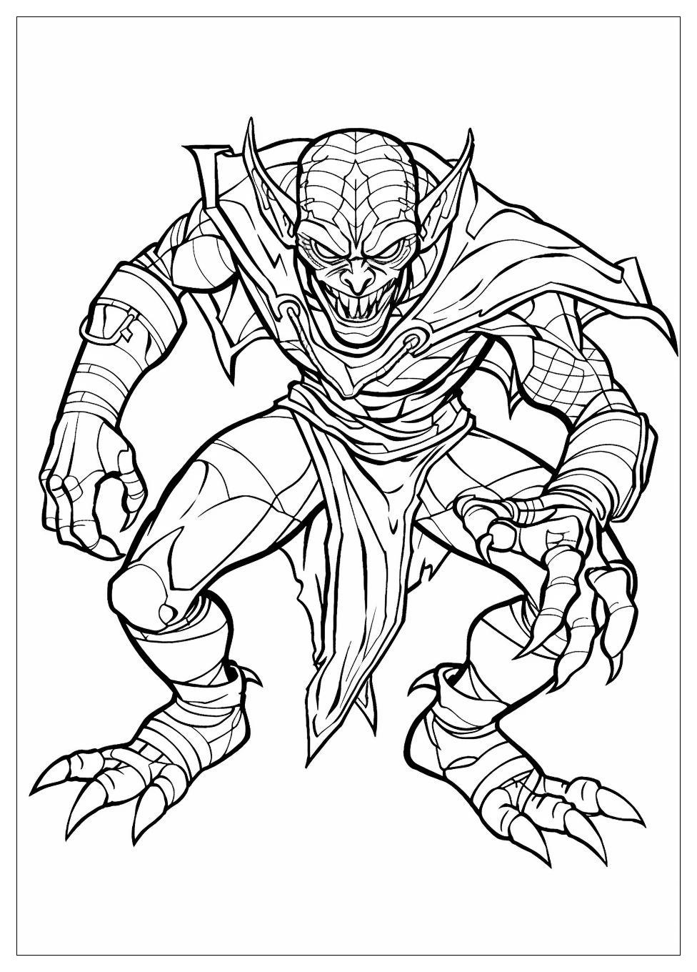 Green Goblin Coloring Pages-11