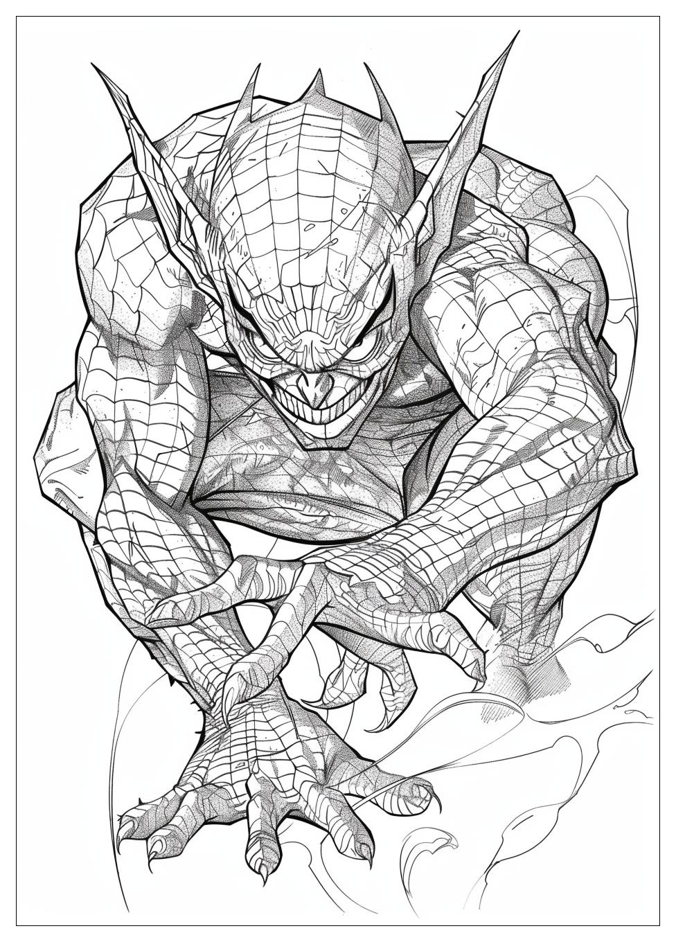 Green Goblin Coloring Pages-13
