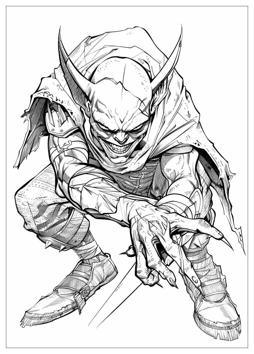Green Goblin Coloring Pages-14